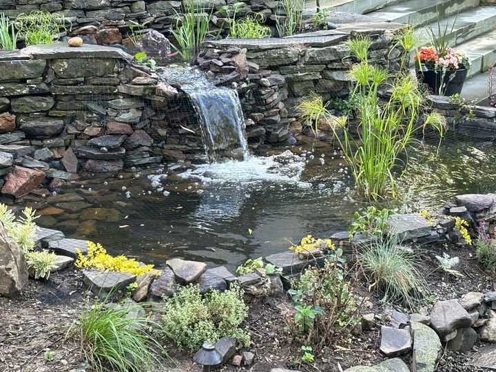 New Koi Pond And Patio Renovations Done In Morristown by JK-Fish